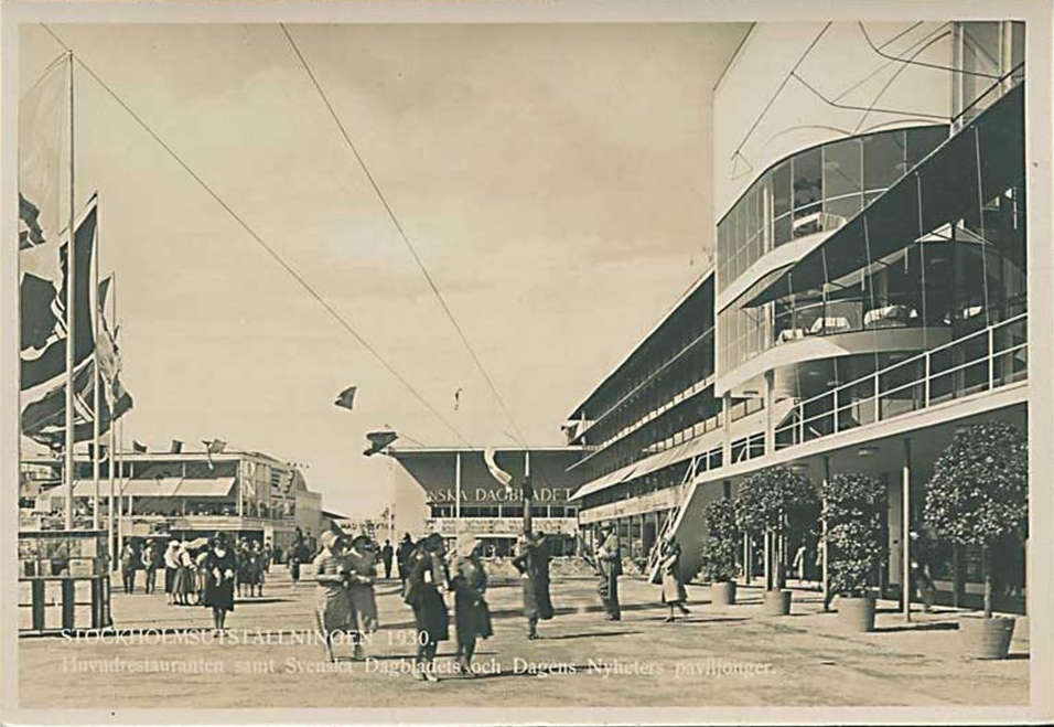 Stockholm's exhibition in 1930, where Funkis style was presented