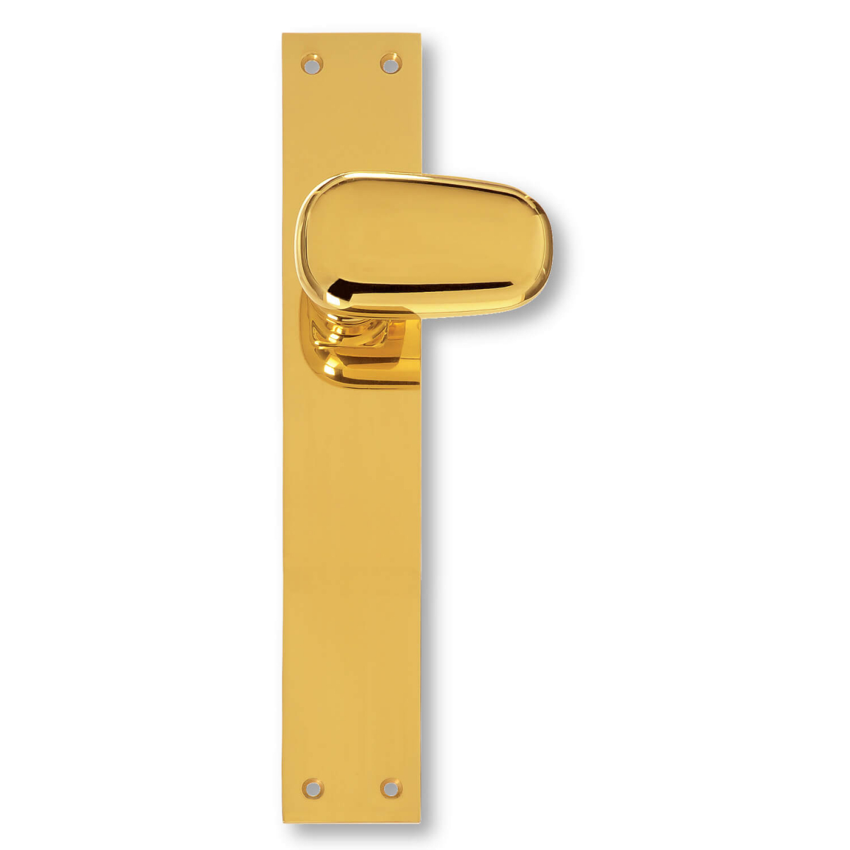 Door Handle Interior Back Plate Brass 1930 C09310 Italian Door