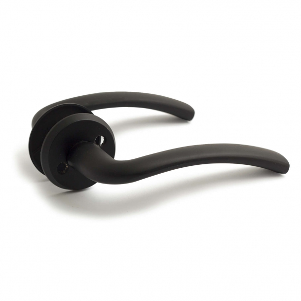 Door handle exterior Oslo black Black Door Handles VillaHus