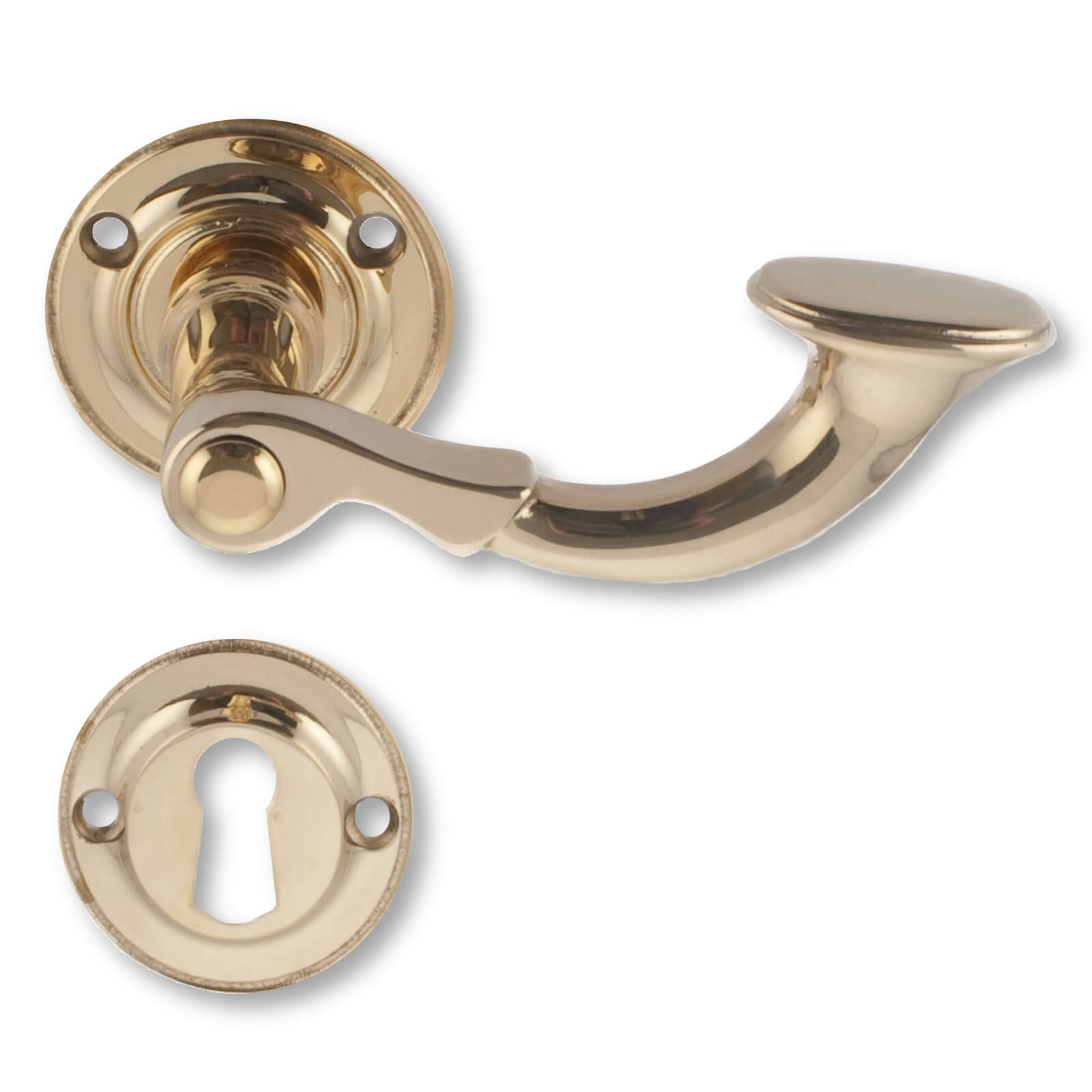 Post Horn Door Handles VillaHus.co.uk