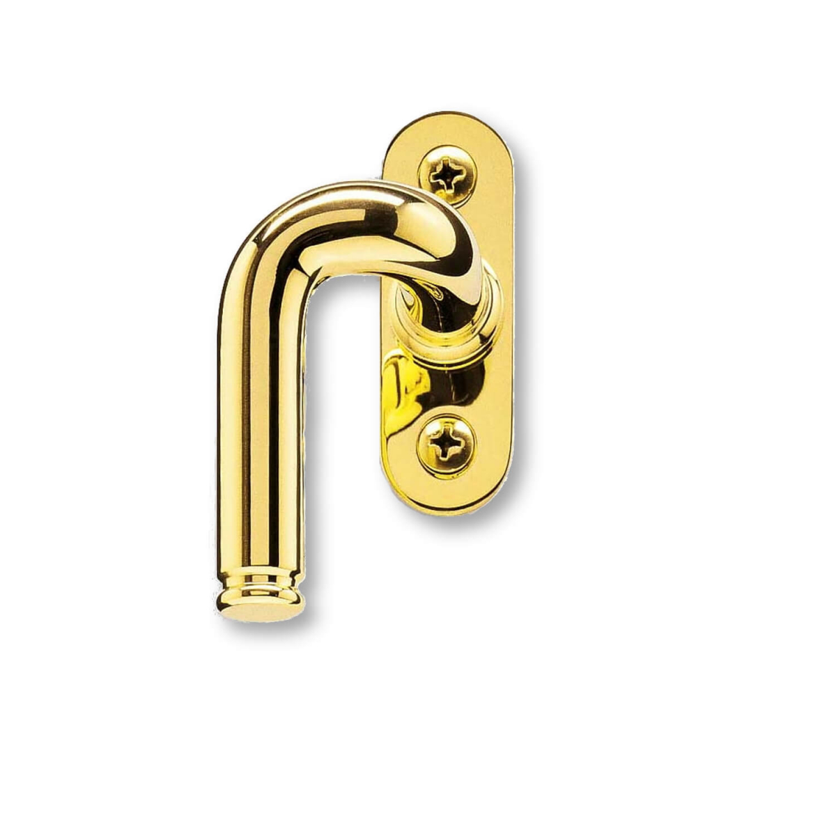 Randi Fenstergriffe , links, Messing Classic Line - H-Form