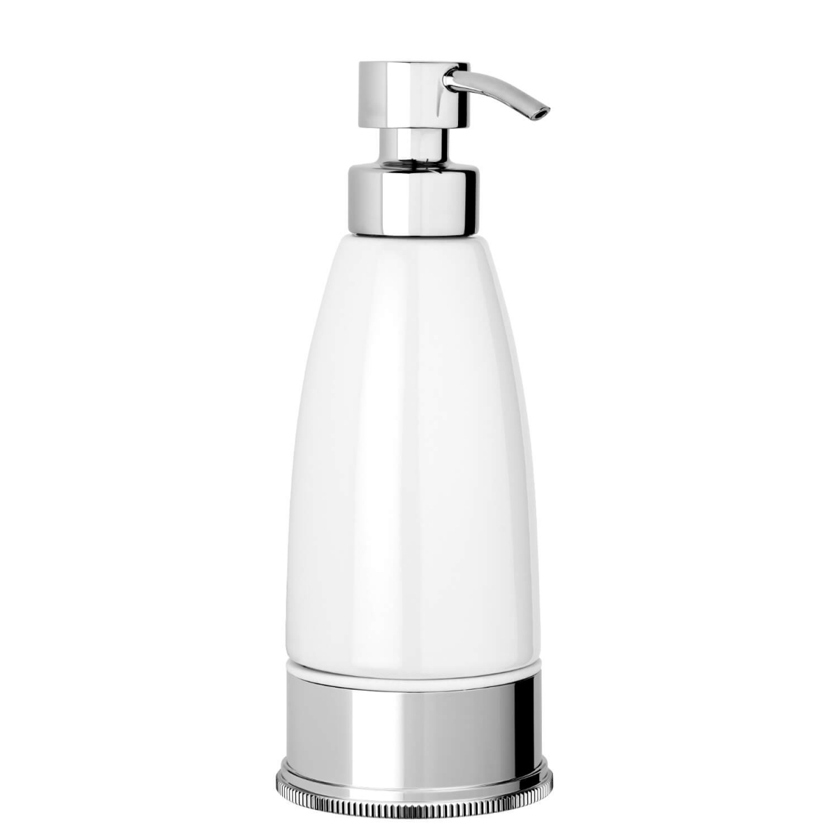 Saebedispenser Hvid Krom Liquid Soap Dispenser White Chrome Ceramic 6666w Villahus.w1200 