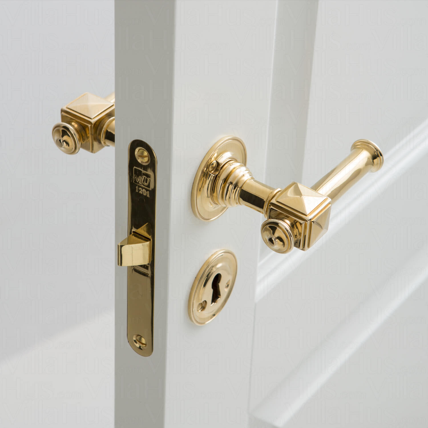 Door handle - Interior - ULLMAN 112 mm, Brass - Brass door handles