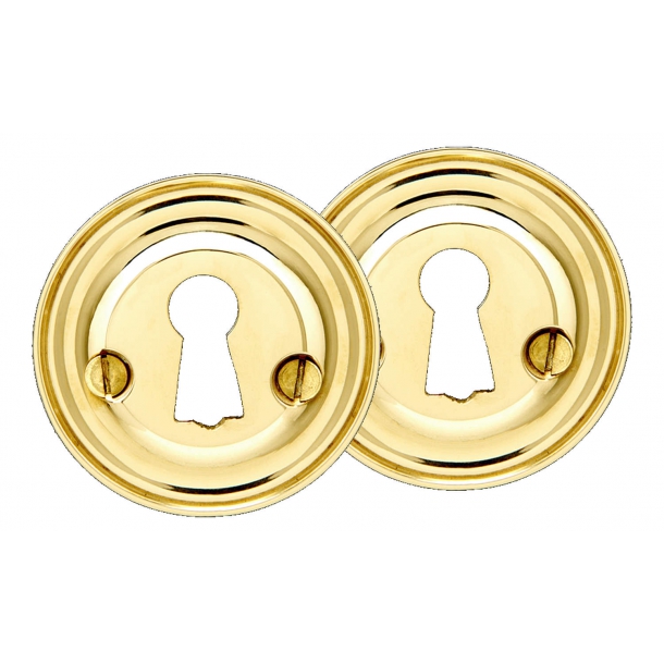 Key plate (49mm) Escutcheons Brass VillaHus