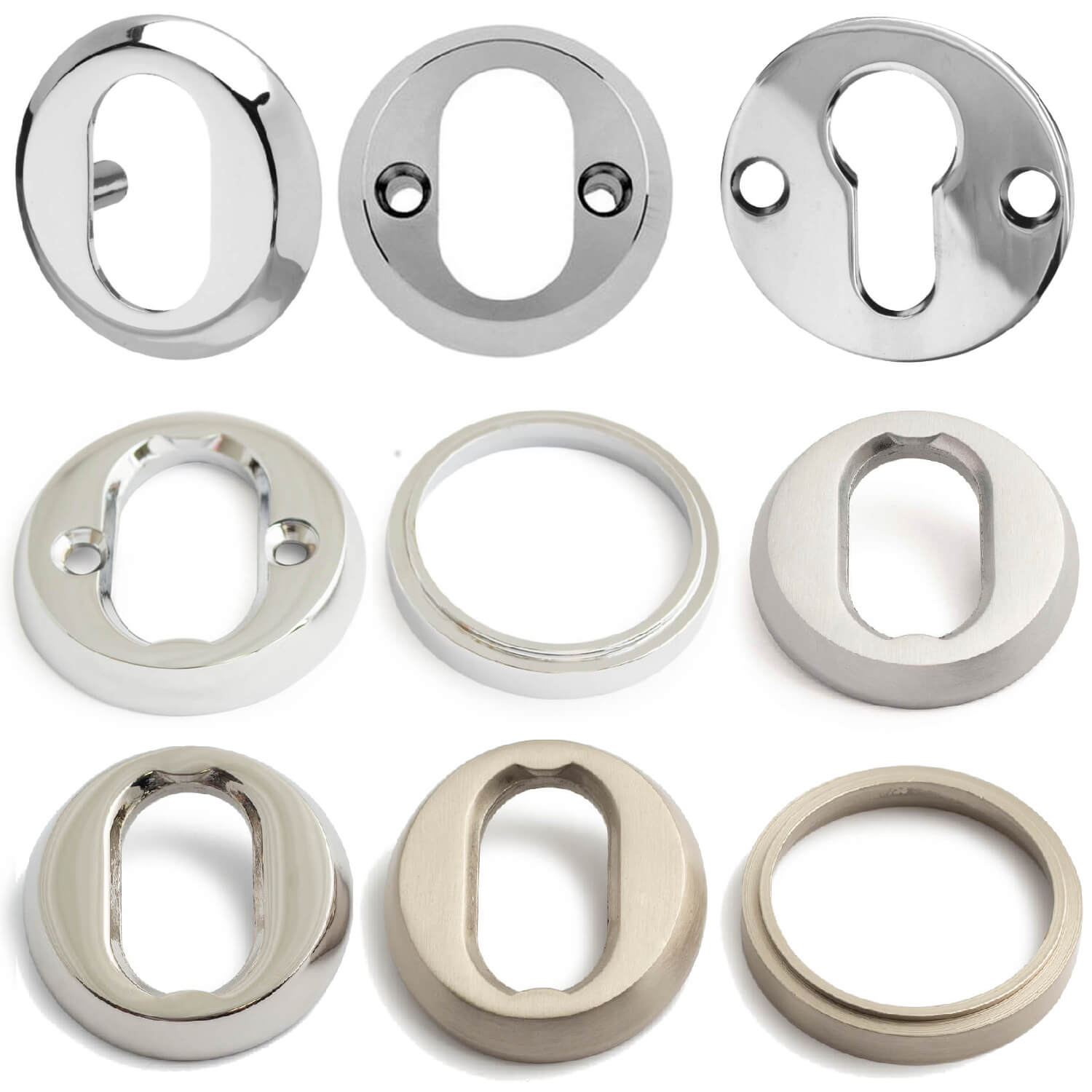 Cylinderring - Krom / Nikkel