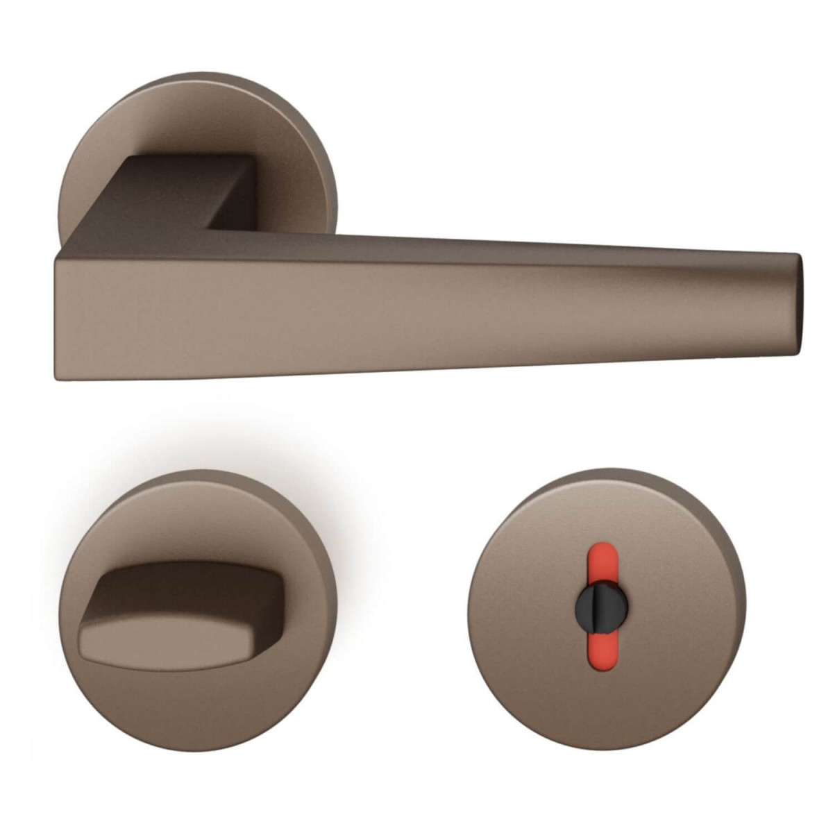 FSB Türgriff mit Toilettenverkleidung - Mittlere Bronze - RDAI - Modell