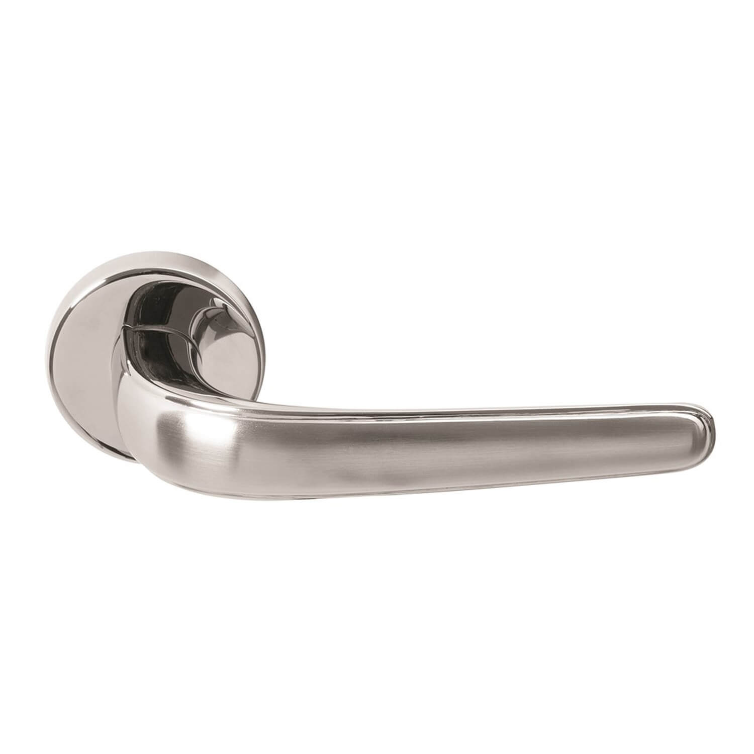 Door handle H1058 Amica, Interior, Polished Chrome / Satin Chrome