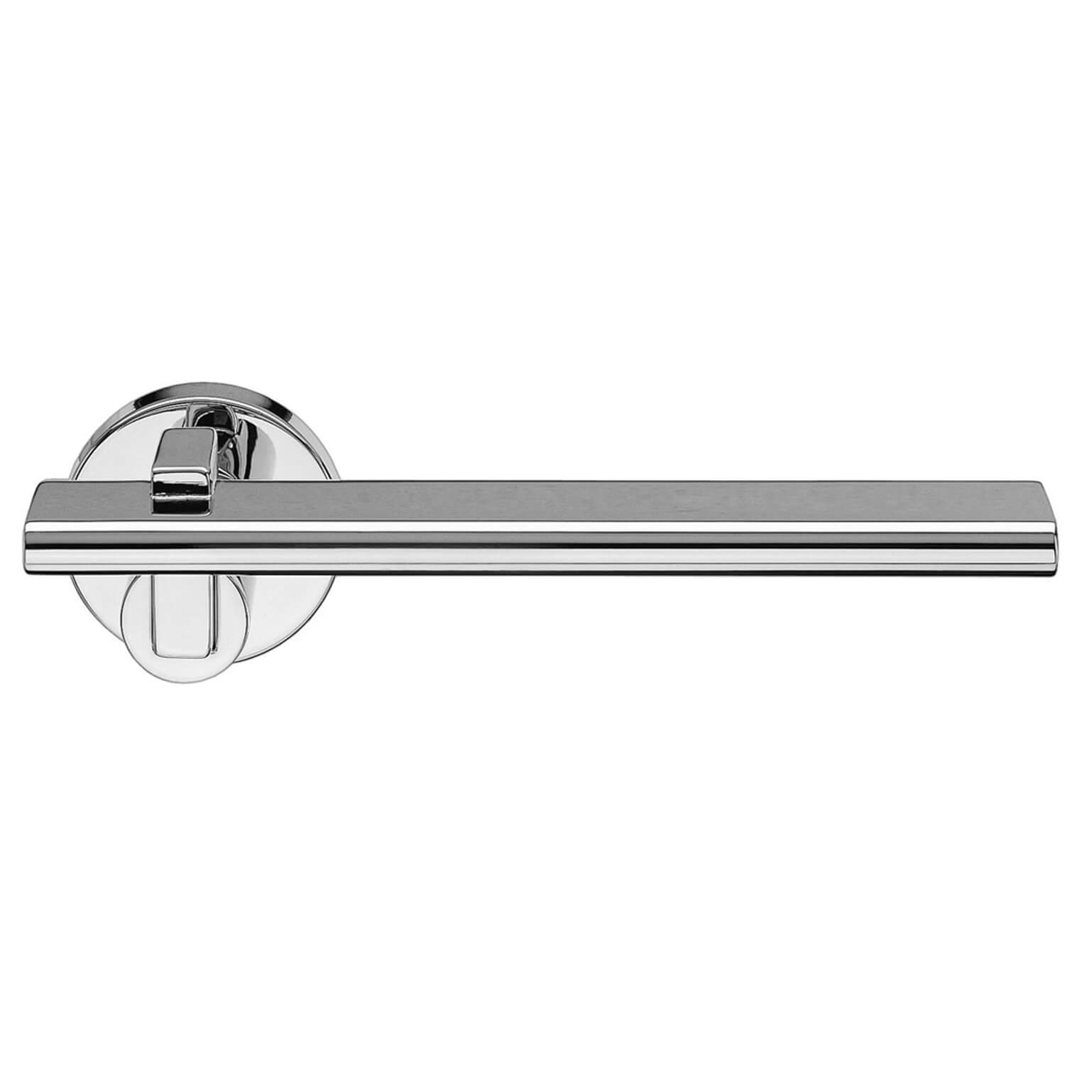 Design door handle H335, Chrome - Chrome and nickel door handles - VillaHus